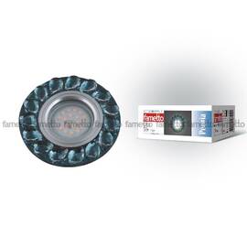 Встраиваемый светильник Fametto Peonia DLS-P107 GU5.3 CHROME/SMOKE+CLEAR