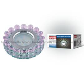 Встраиваемый светильник Fametto Luciole DLS-L102 GU5.3 CHROME/PINK