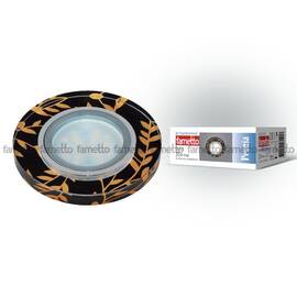 Встраиваемый светильник Fametto Peonia DLS-P204 GU5.3 CHROME/BLACK