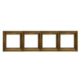 EcoProfi Deco Рамка 4-ная, Антик, Jung