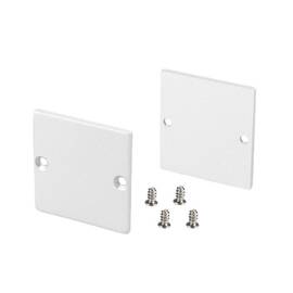 Заглушка SL-LINE-3638-LW WHITE глухая (Arlight, Металл) 040252(1)