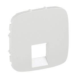 Лицевая панель Legrand Valena Allure розетки телефонной RJ-11/Ethernet RJ-45 жемчуг 755419