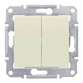 Выключатель двухклавишный Schneider Electric Sedna 10A 250V SDN0300147