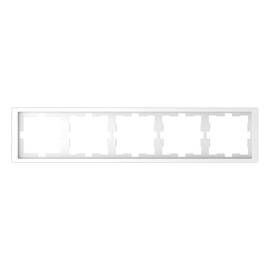 Рамка 5-постовая Schneider Electric Merten D-Life MTN4050-6535