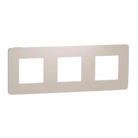 Рамка 3-постовая Schneider Electric Unica New NU280644