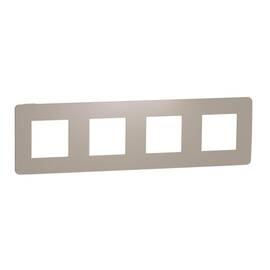 Рамка 4-постовая Schneider Electric Unica New NU280827