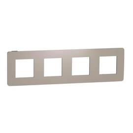 Рамка 4-постовая Schneider Electric Unica New NU280828