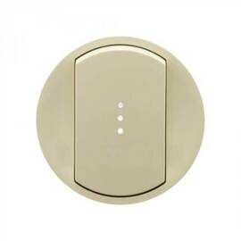 Лицевая панель Legrand Celiane выключателя одноклавишного с подсветкой слоновая кость 066210