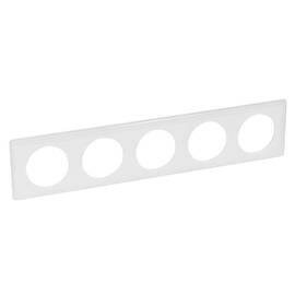 Рамка 5-постовая Legrand Celiane белый глянец 066630