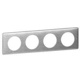 Рамка 4-постовая Legrand Celiane алюминий 068924