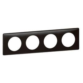 Рамка 4-постовая Legrand Celiane карбон 068984