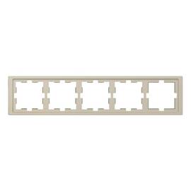 Рамка 5-постовая Schneider Electric Merten D-Life MTN4050-6533