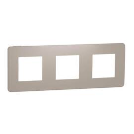 Рамка 3-постовая Schneider Electric Unica New NU280627