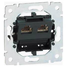 Розетка телефонная 2хRJ11 Legrand Galea Life 775939