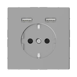 Розетка компьютерная USBx2 Schneider Electric Merten D-Life MTN2366-6036