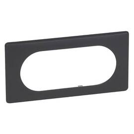 Рамка 4/5-модульная Legrand Celiane черная перкаль 066745