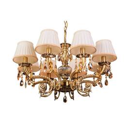 Подвесная люстра Abrasax Sylvia L.8110-8BR CRISTAL-SHADE