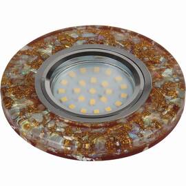 Встраиваемый светильник Fametto DLS-L103 GU5.3 CHROME/BROWN 10716