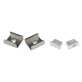 Комплект заглушек и скоб Uniel UFE-N02 SILVER A POLYBAG UL-00000622