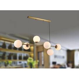 Подвесная люстра iLamp Golden 9136P/6 GL-WH