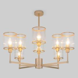 Люстра на штанге Eurosvet Inari 60144/8 золото Smart a061943