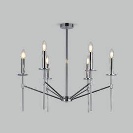 Люстра на штанге Eurosvet Anders 60142/6 хром Smart a061933