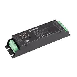 Декодер Arlight SMART-DMX512-305-63-RDM-SUF Black (12-48V, 5x4A, Terminal) (IARL, IP20 Металл, 5 лет