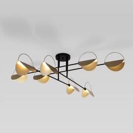 Потолочная люстра Eurosvet Grazia 70148/8 черный/золото Smart a062043