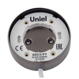 Накладной светильник Uniel GX53/FT BLACK CHROME 10 PROM UL-00003735