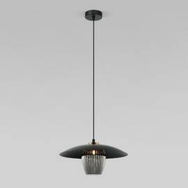 Подвесной светильник Eurosvet Kamari 50259/1 черный/дымчатый a064946