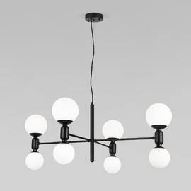 Подвесная люстра Eurosvet Bubble 30182/8 черный Smart a063212