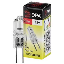 Лампа галогенная Эра G4 10W 3000K G4-JC-10W-12V C0027367