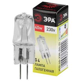 Лампа галогенная Эра G4 40W 3000K G4-JCD-40W-230V-CL C0039280