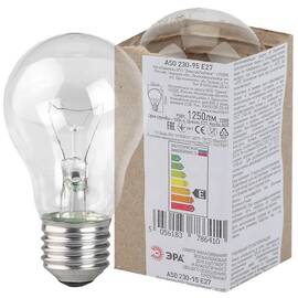 Лампа накаливания Эра E27 95W A50 95-230-Е27 (гофра) Б0039120