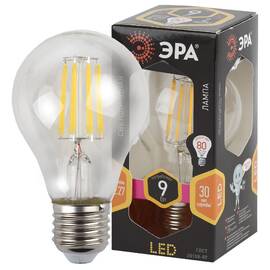 Лампа светодиодная Эра E27 9W 2700K F-LED A60-9W-827-E27 Б0043433