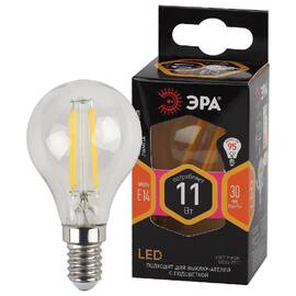 Лампа светодиодная Эра E14 11W 2700K F-LED P45-11w-827-E14 Б0047012