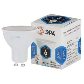 Лампа светодиодная Эра GU10 6W 4000K LED MR16-6W-840-GU10 Б0020544