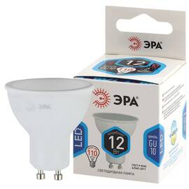 Лампа светодиодная Эра GU10 12W 4000K LED MR16-12W-840-GU10 Б0040890