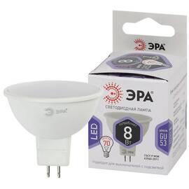 Лампа светодиодная Эра GU5.3 8W 6000K LED MR16-8W-860-GU5.3 Б0049071