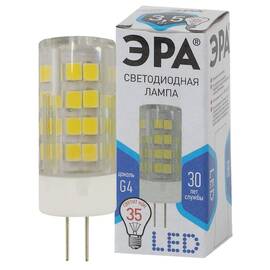 Лампа светодиодная Эра G4 3,5W 4000K LED JC-3,5W-220V-CER-840-G4 Б0027856