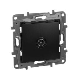 Розетка TV/SAT простая 0-2400 мГц, антрацит