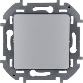 Выключатель одноклавишный - INSPIRIA - 10 AX - 250 В~ - алюминий