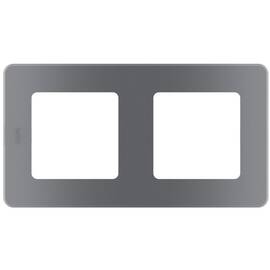 Рамка - 2 поста - INSPIRIA - дымчатый