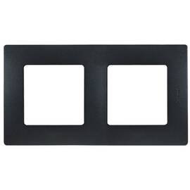 Рамка 2-постовая Legrand Etika антрацит 672582