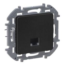 Информационная розетка RJ 45 категория 6 UTP INSPIRIA антрацит