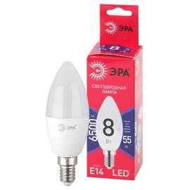 Лампа светодиодная Эра E14 8W 6500K LED B35-8W-865-E14 R Б0045341