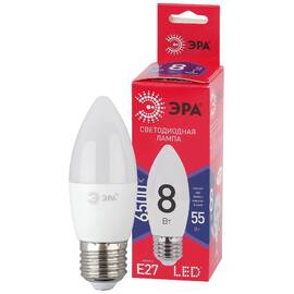 Лампа светодиодная Эра E27 8W 6500K LED B35-8W-865-E27 R Б0045342