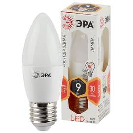 Лампа светодиодная Эра E27 9W 2700K LED B35-9W-827-E27 Б0027971