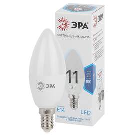 Лампа светодиодная Эра E14 11W 4000K LED B35-11W-840-E14 Б0032982