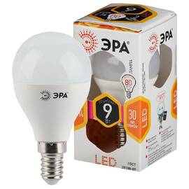 Лампа светодиодная Эра E14 9W 2700K LED P45-9W-827-E14 Б0029041